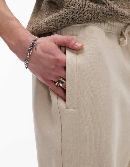 Topman raka joggers i stentone - Image 3