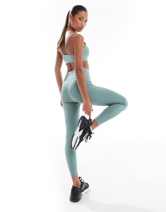 Puma Move högmidjade leggings i grön - Image 4