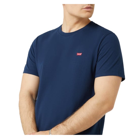 Levis Heren Origineel Batwing Logo T-Shirt (Jurk Blauw) - Image 3