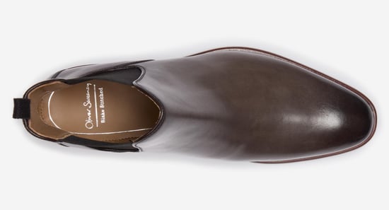 Oliver Sweeney Antiqued Leather Chelsea Boots - Image 5