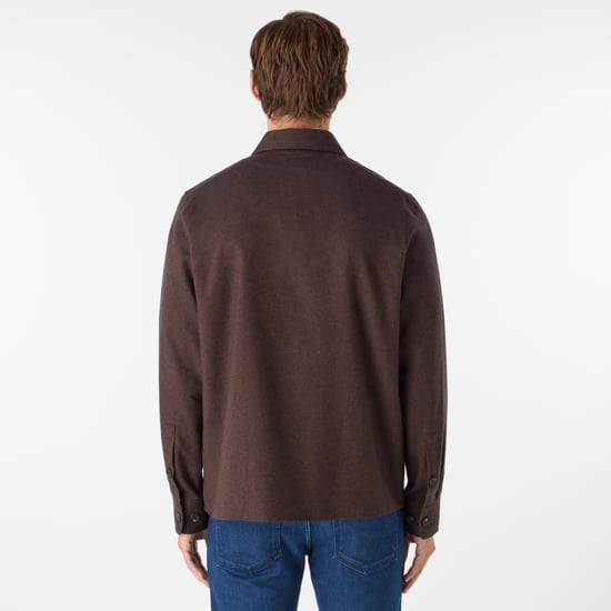 Oliver Sweeney Cotton/Wool Blend Overshirt - Image 3