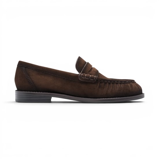 Tamaris Women's Brown Leather Loafer Casual Shoes - 24251-47 - Image 1