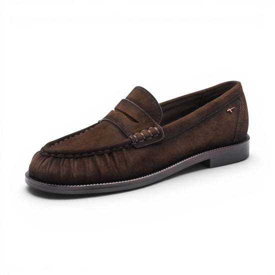 Tamaris Women's Brown Leather Loafer Casual Shoes - 24251-47 - Image 4