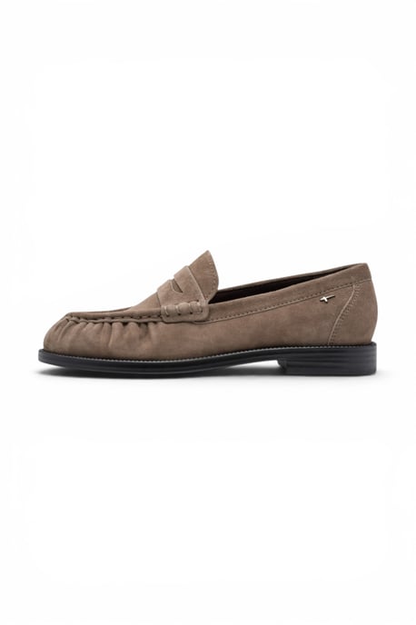 Tamaris Women's Beige Leather Loafer Casual Shoes - 24251-47 - Image 3
