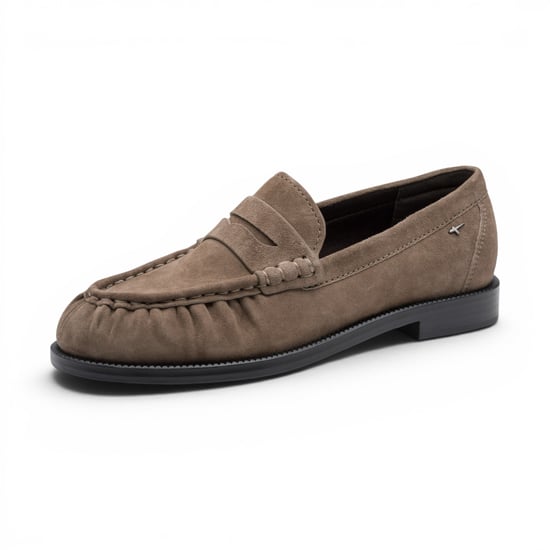 Tamaris Women's Beige Leather Loafer Casual Shoes - 24251-47 - Image 4