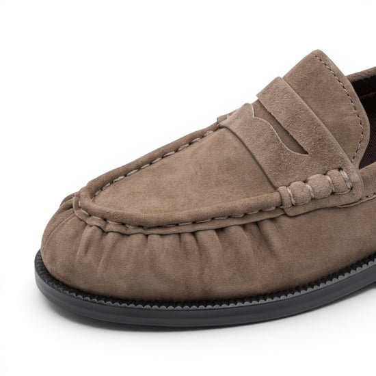 Tamaris Women's Beige Leather Loafer Casual Shoes - 24251-47 - Image 5