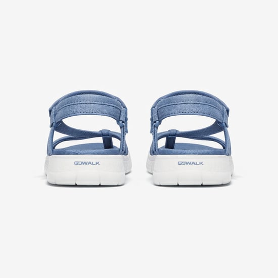 Skechers Go Walk Flex Sandal - Sublime Womens Ankle Strap Sandals Blue - Image 4