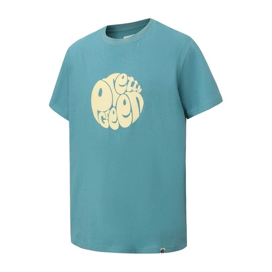 Pretty Green Heren T-shirt katoen met logo (Teal) - Image 3