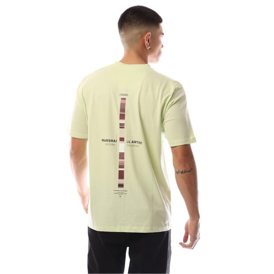 Marshall Artist Heren-T-shirt met logo, reguliere pasvorm (Kalk) - Image 2