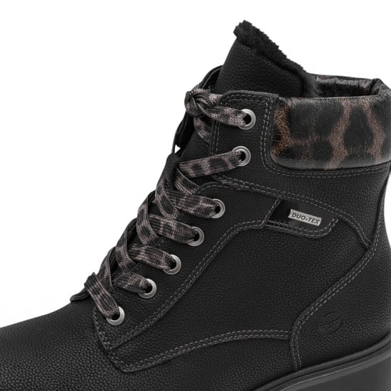 Tamaris dames zwarte warme veters winters buitenenkellaarzen - 26266-43 - Image 6