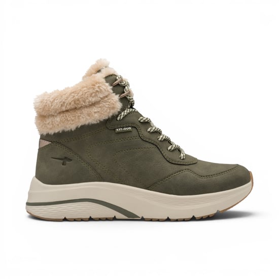 Tamaris Women's Green Warm Winter Waterproof Snörningsstövlar - 26278-45 - Image 1