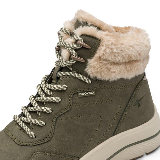 Tamaris Women's Green Warm Winter Waterproof Snörningsstövlar - 26278-45 - Image 6