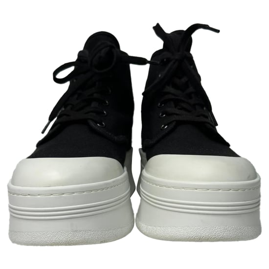 Celine Triomphe Patch High Top Sneakers i blockcanvas - Image 2