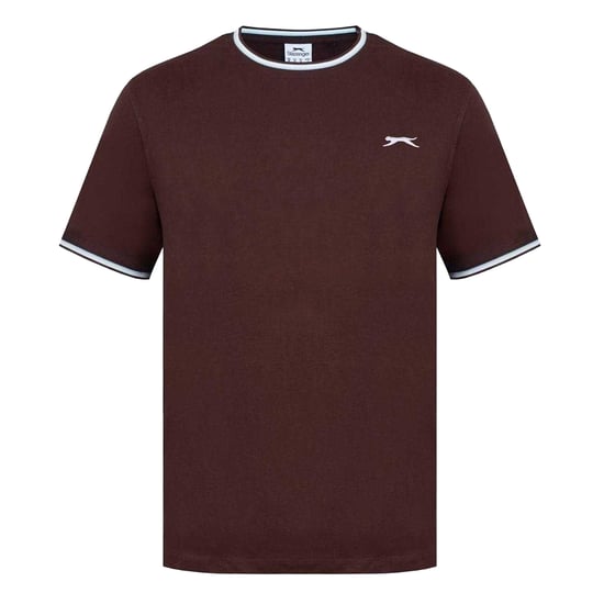 Slazenger Katoenen heren-T-shirt (Chocolade) - Image 1