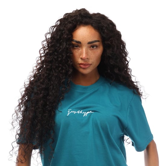 Hype Mens Signature Cotton Regular T-Shirt (Teal) - Image 3