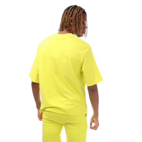 Hype Mens Signature Logo Oversized T-Shirt (Lime) - Image 2