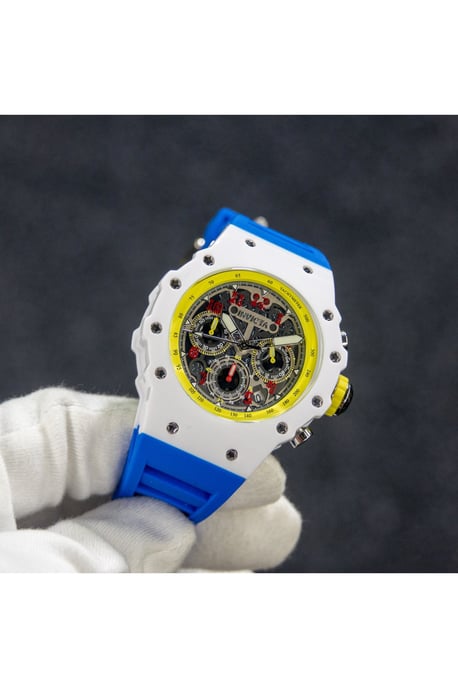 Invicta Racing 69666 Herenhorloge - Quartz Uurwerk - Acryl met Zilveren Wijzerplaat - 43 mm - Image 2