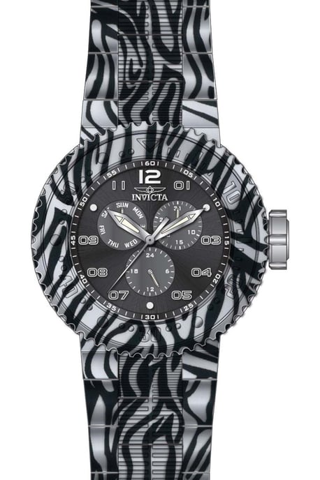 Invicta Pro Diver 50207 Herrklocka - Kvartsurverk - Rostfritt Stål med Grå Urskiva - 52 mm - Image 1