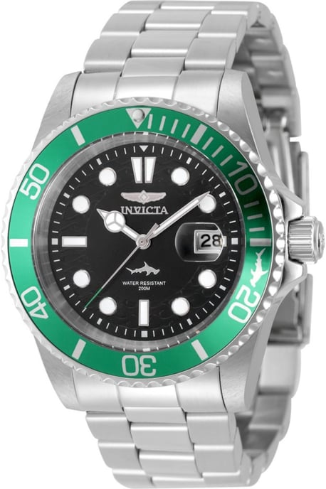 Invicta Pro Diver 50825 Men's Watch - Quartz Movement - Stainless Steel with Black Dial - 42 mm - Image 1