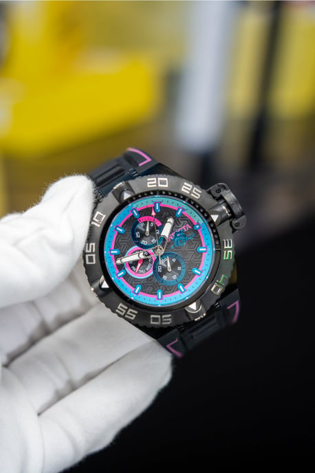 Invicta Subaqua - Noma IV 49878 Herenhorloge - Quartz Uurwerk - Roestvrij Staal met Zwarte Wijzerplaat - 50 mm - Image 2