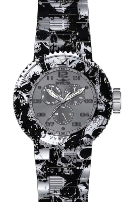 Invicta Pro Diver 50211 Herenhorloge - Quartz Uurwerk - Roestvrij Staal met Grijze Wijzerplaat - 52 mm - Image 1