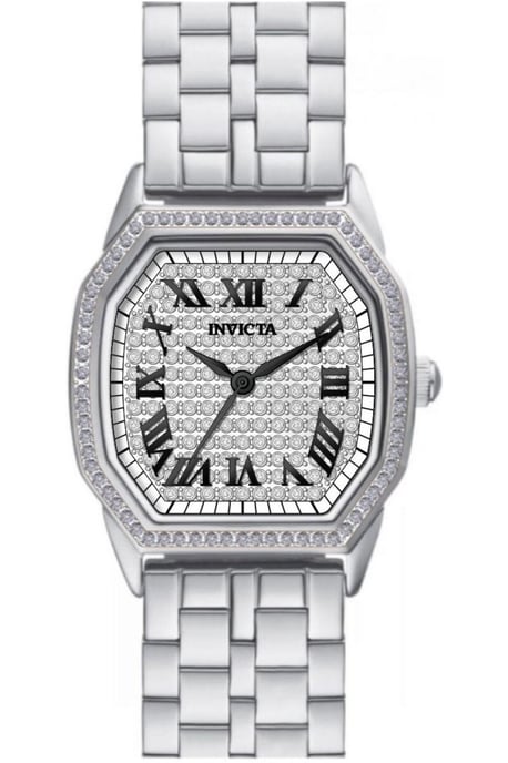 Invicta Wildflower 50078 Dameshorloge - Quartz Uurwerk - Roestvrij Staal met Zilveren Wijzerplaat - 27 mm - Image 1