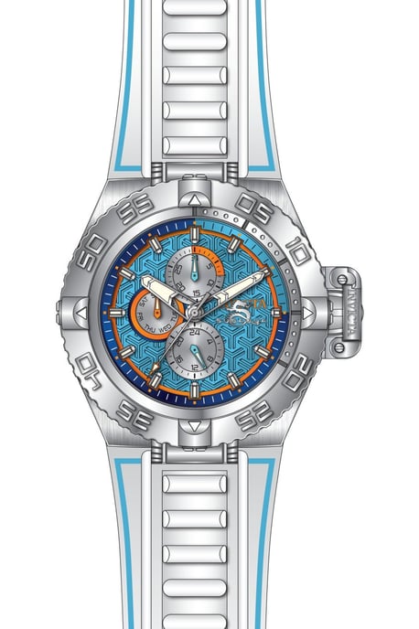 Invicta Subaqua 49876 Herenhorloge - Quartz Uurwerk - Roestvrij Staal met Blauwe Wijzerplaat - 50 mm - Image 1