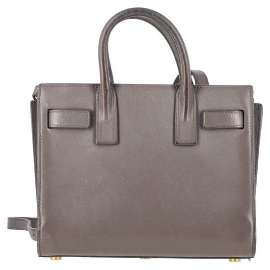 Saint Laurent Nano Sac de Jour Tote in Grey Leather - Image 3