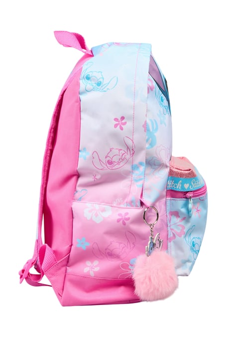 Stitch Childrens Backpack Surf Aop Roxy Backpack Zip Fastening pink blue - Image 4