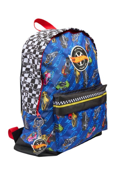 Hot Wheels Childrens Backpack Aop Roxy Backpack Zip Fastening blue multi - Image 2