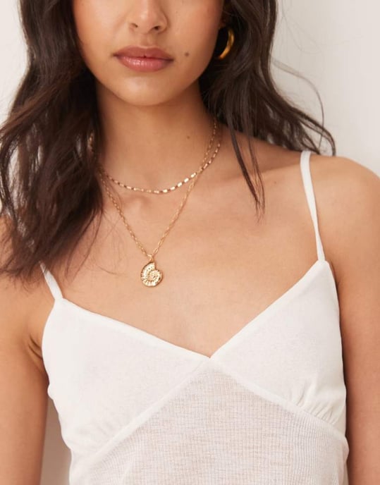 ASOS DESIGN semi-transparent ribbat linne i elfenben - Image 4