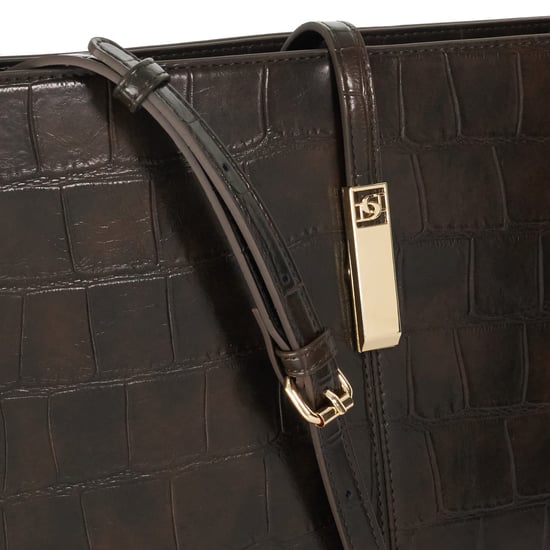 Dune Accessories Daintree - Branded-Hardware Top-Handle Bag - Image 4