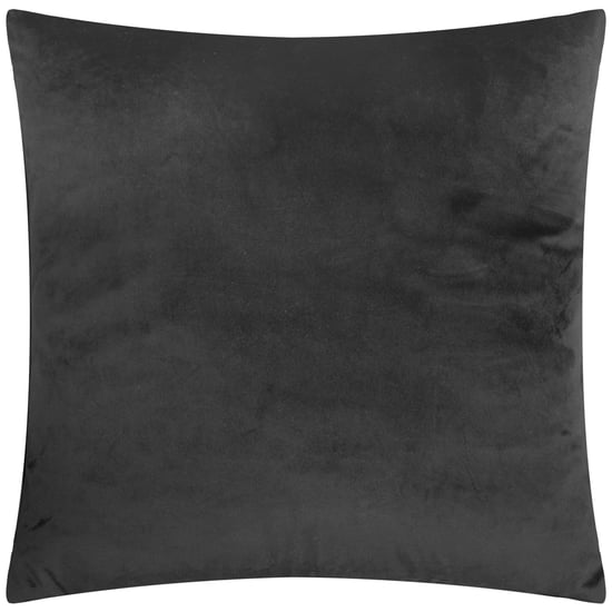 Furn Spooky Season Checkered Velvet Halloween Polyester Filled Cushion - Image 2