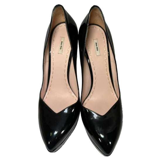 Miu Miu Platform Pumps in Black Patent Leather - Image 5