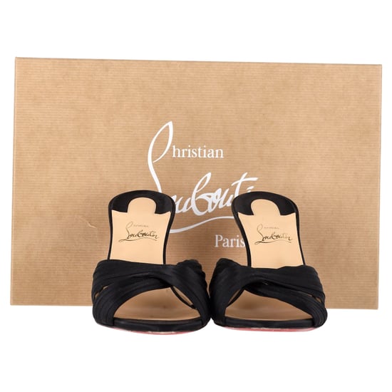 Christian Louboutin Nicol Is Back Mules in Black Satin - Image 2