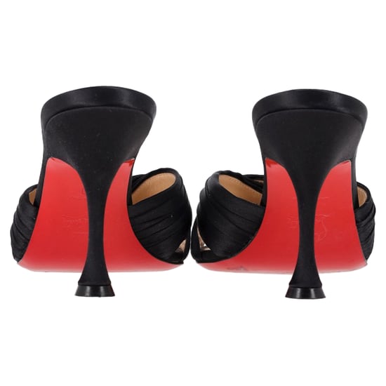 Christian Louboutin Nicol Is Back Mules in Black Satin - Image 6