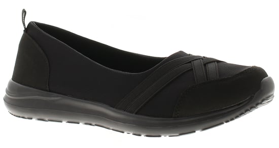 Platino Womens Flat Shoes Khloe Slip On black - Image 1