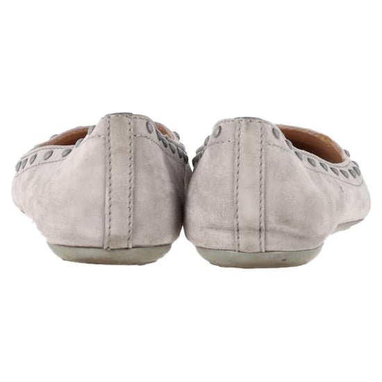 Tod's Studded Ballet Flats in Grey Suede - Image 5