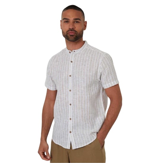 Threadbare Mens Papa Shirt (Natural) - Image 2