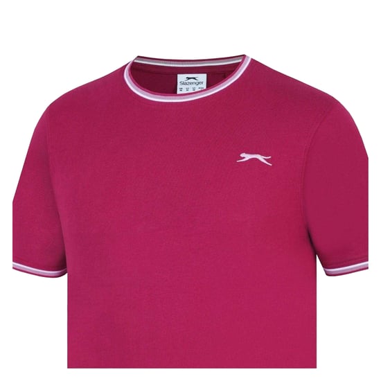 Slazenger Katoenen heren-T-shirt (Bes) - Image 3