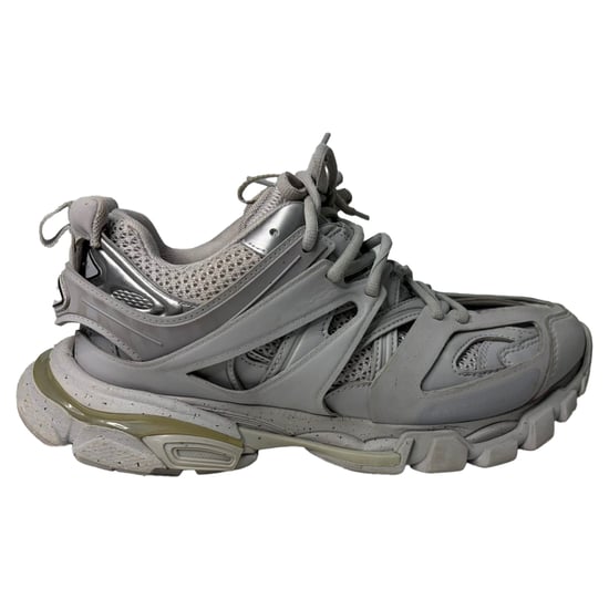 Balenciaga Track Recycled Sole Sneakers in Grey Polyurethane - Image 3