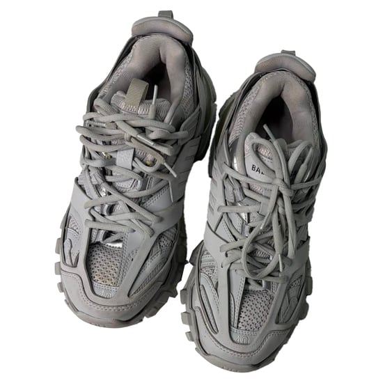 Balenciaga Track Recycled Sole Sneakers in Grey Polyurethane - Image 5