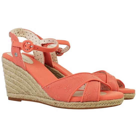 Pepe Jeans Shark Ret Womens Orange Wedges - Image 2