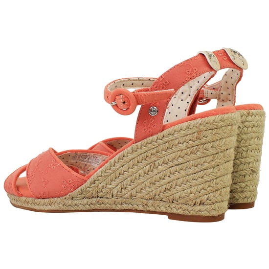 Pepe Jeans Shark Ret Womens Orange Wedges - Image 3