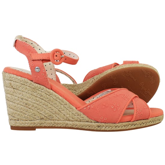 Pepe Jeans Shark Ret Womens Orange Wedges - Image 4