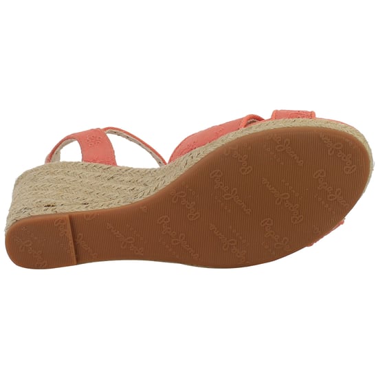 Pepe Jeans Shark Ret Womens Orange Wedges - Image 5