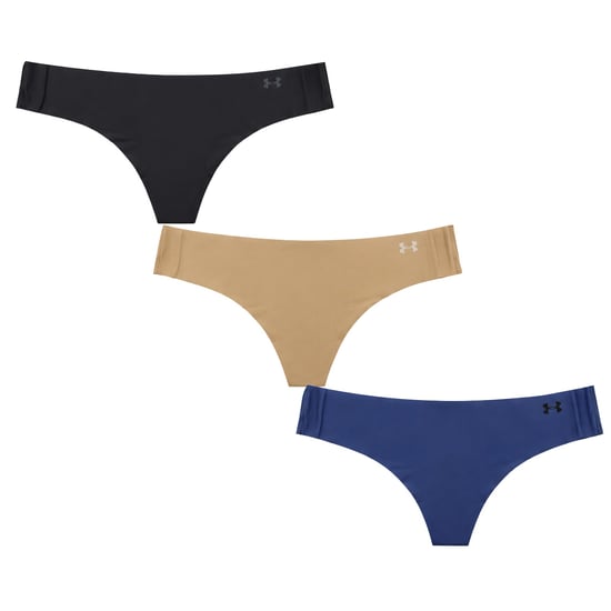Under Armour 3-Pack Pure Stretch Womens Multicolour Thong - Image 1