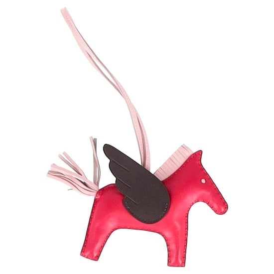 Hermès Rodeo MM Charm in Roze Leer - Image 1