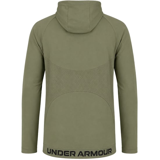 Under Armour Woven Perforated Mens Green Windbreaker Jacket - Image 2