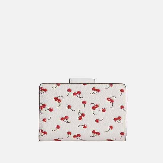 Medium Corner Zip Wallet With Cherry Print - Image 2